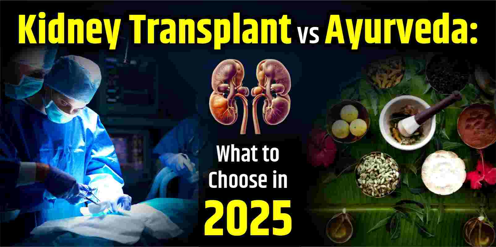 Kidney Transplant vs Ayurveda: What to Choose in 2025?